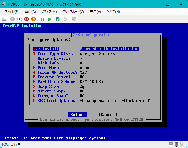 ZFS Configuration