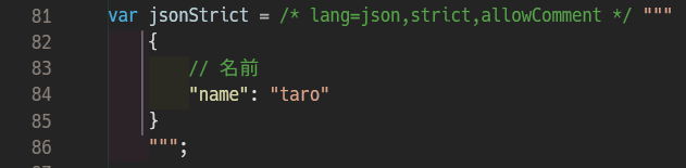 /* lang=json,strict,allowComment */