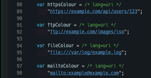 /*lang=uri*/ (VS)